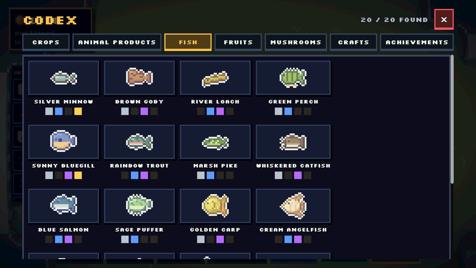 Crops & Coops - The codex