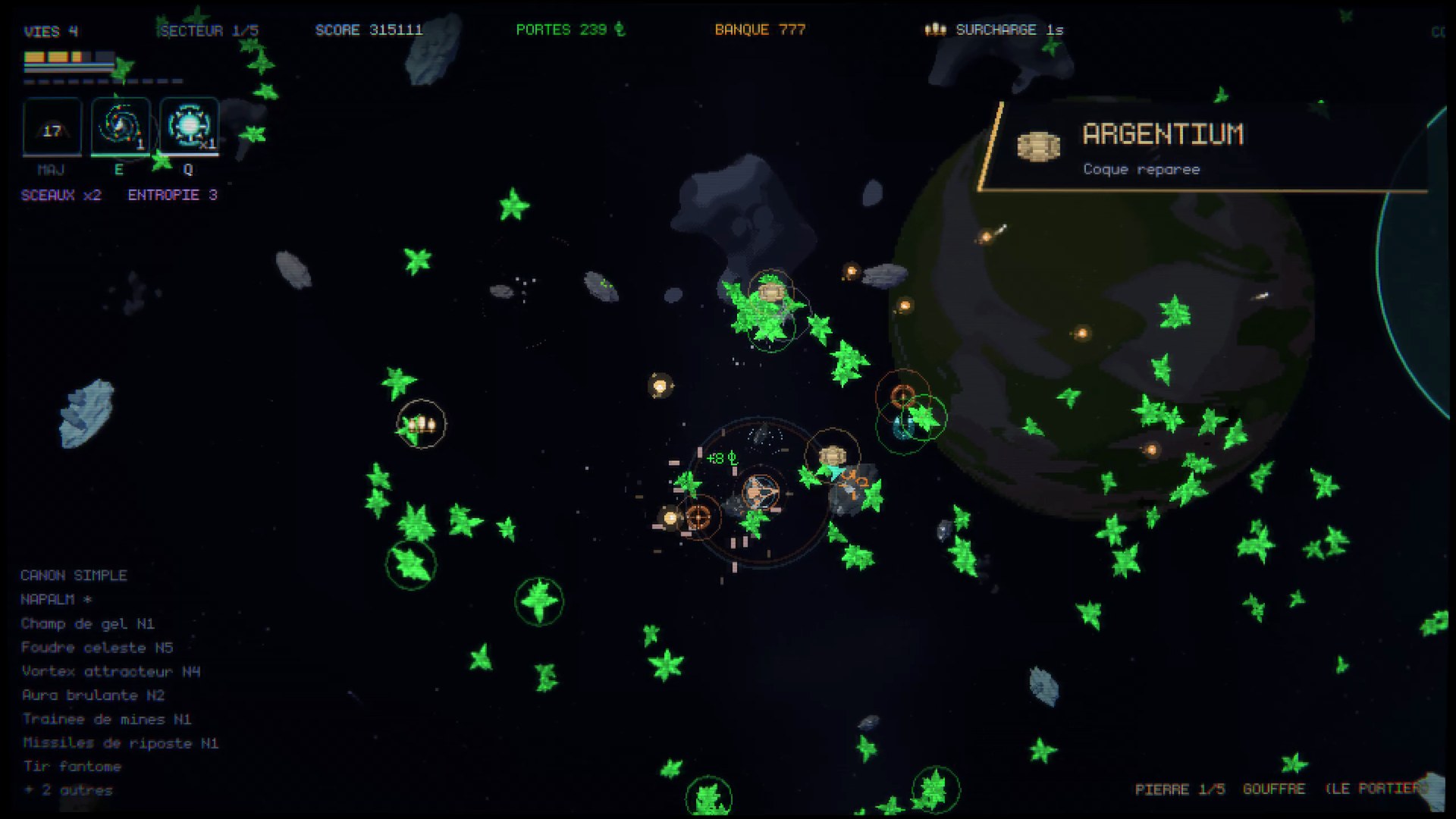Vesper Drift - dense swarm combat